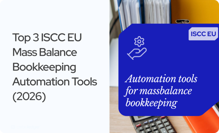 Read more about the article Top 3 ISCC EU Mass Balance Bookkeeping Automation Tools (2026)