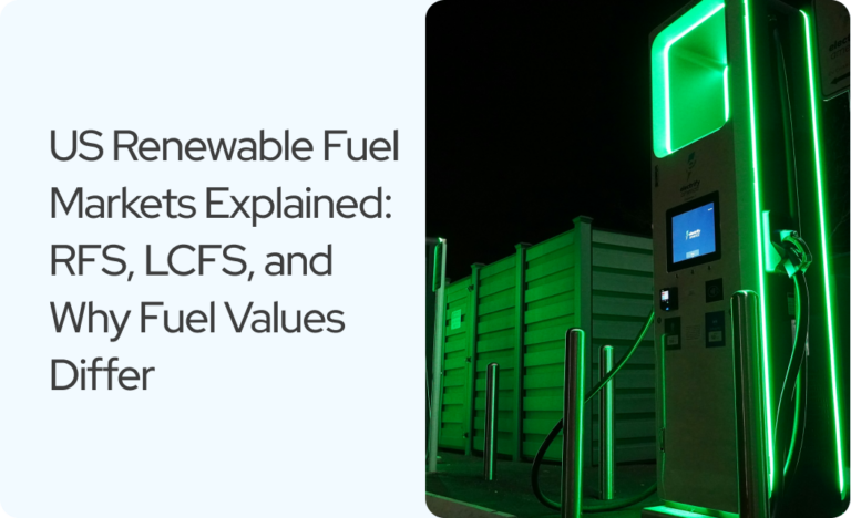 Read more about the article US Renewable Fuel Markets: RFS, LCFS, and Why Fuel Values Differ