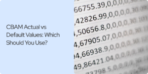 Read more about the article CBAM Actual vs Default Values: Which Should You Use?
